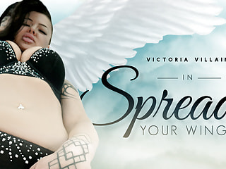 Spread Your Wings - Victoria Villain's 1st Time On Camera!